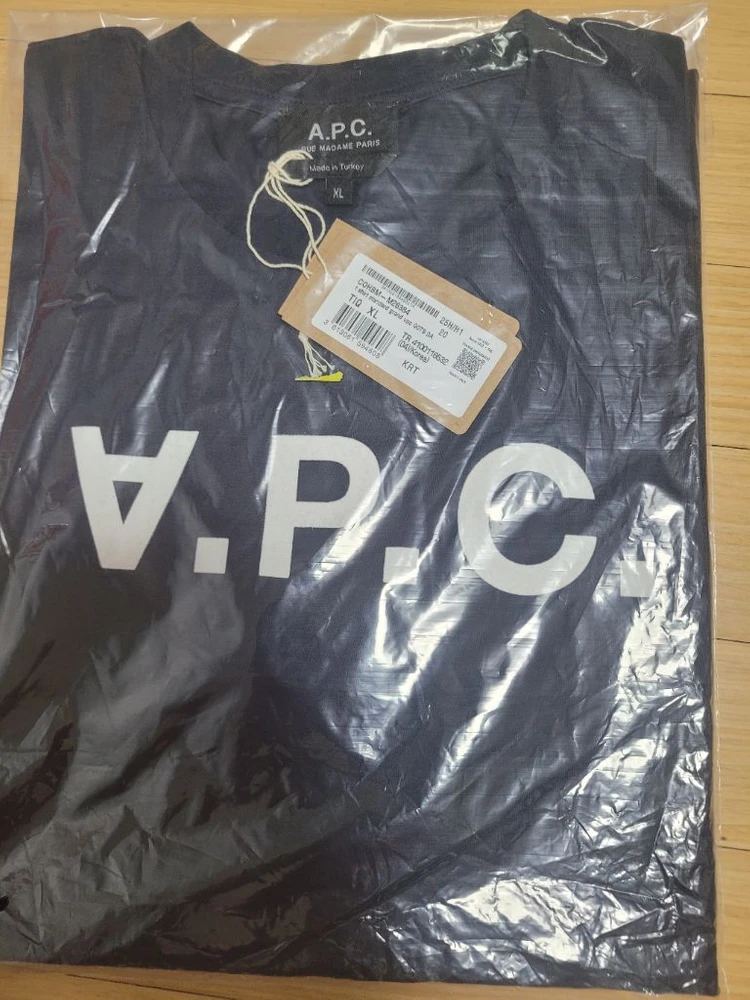 아페세 A.P.C 반팔티셔츠 XL (새상품) 이미지
