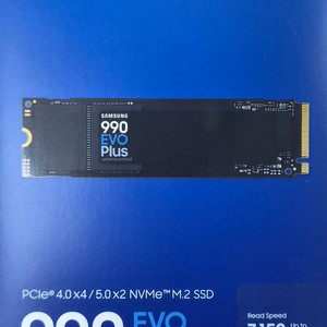 삼성 990 EVO PLUS 1TB M.2 NVMe SSD 정품 이미지
