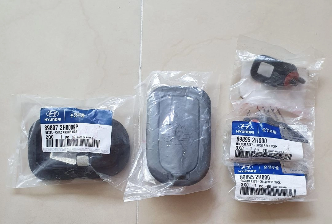 구형 자동차 ISOFIX 카시트 개조 셋트 팝니다 이미지