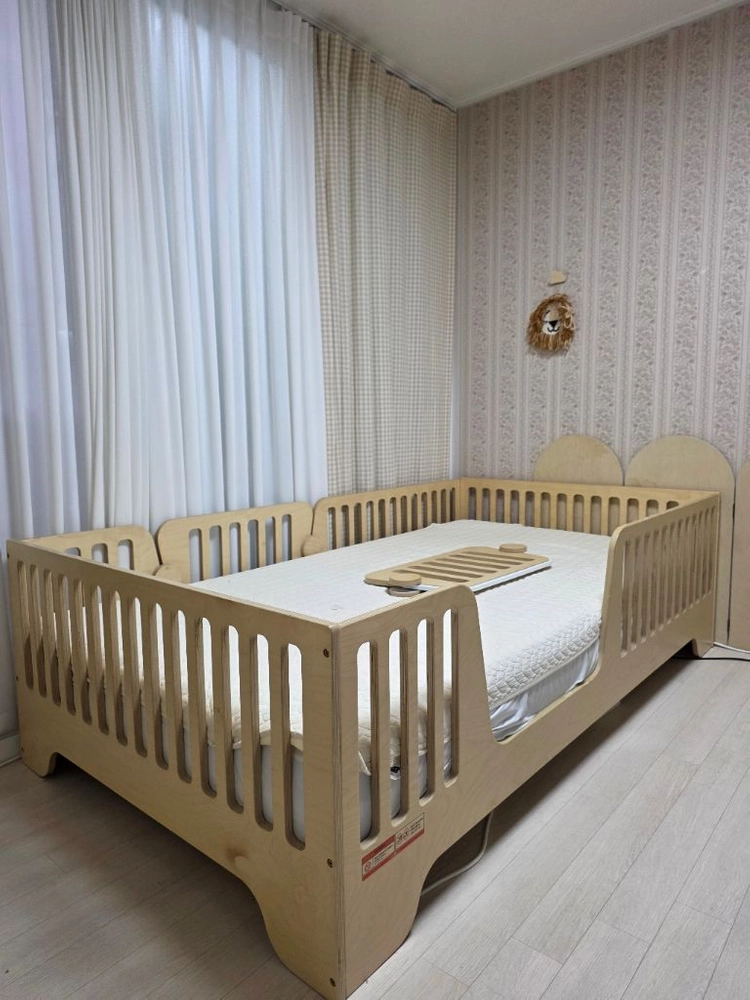쁘띠라뺑 로이 자작나무 아동침대 SS 이미지