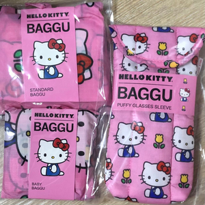 바쿠 헬로키티 스탠다드 베이비 바쿠백 안경 선글라스 파우치 케이스 baggu 이미지