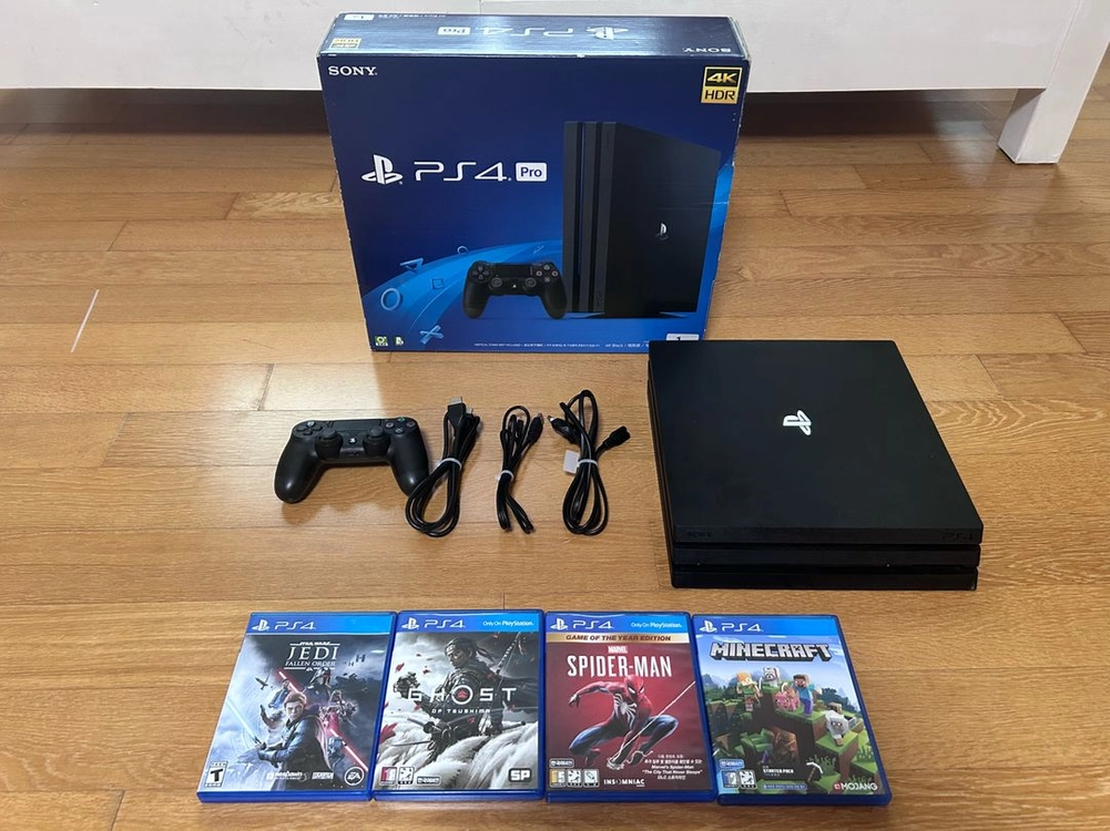 ps4 프로 1TB 7218 (+ 게임4종) - 안심되는 중고거래