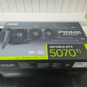 ASUS PRIME 지포스 RTX 5070 Ti D7 16GB 그래픽카드 판매 이미지