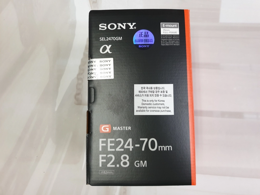 소니 미개봉 A1M2 A7R6 A7M5 ZV-E1 50150GM 1635GM 90.2.8 28135Z 400800 이미지