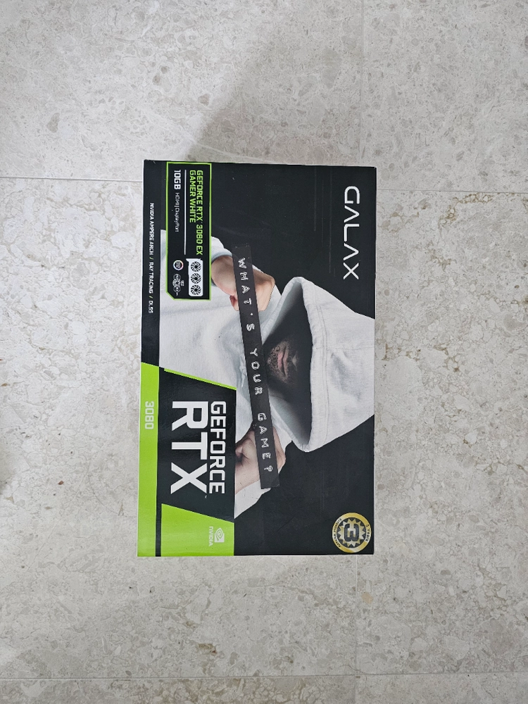 갤럭시 RTX 3080 화이트 이미지