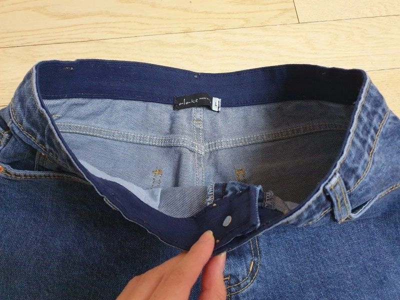 새상품) 밴딩청바지 L사이즈 이미지