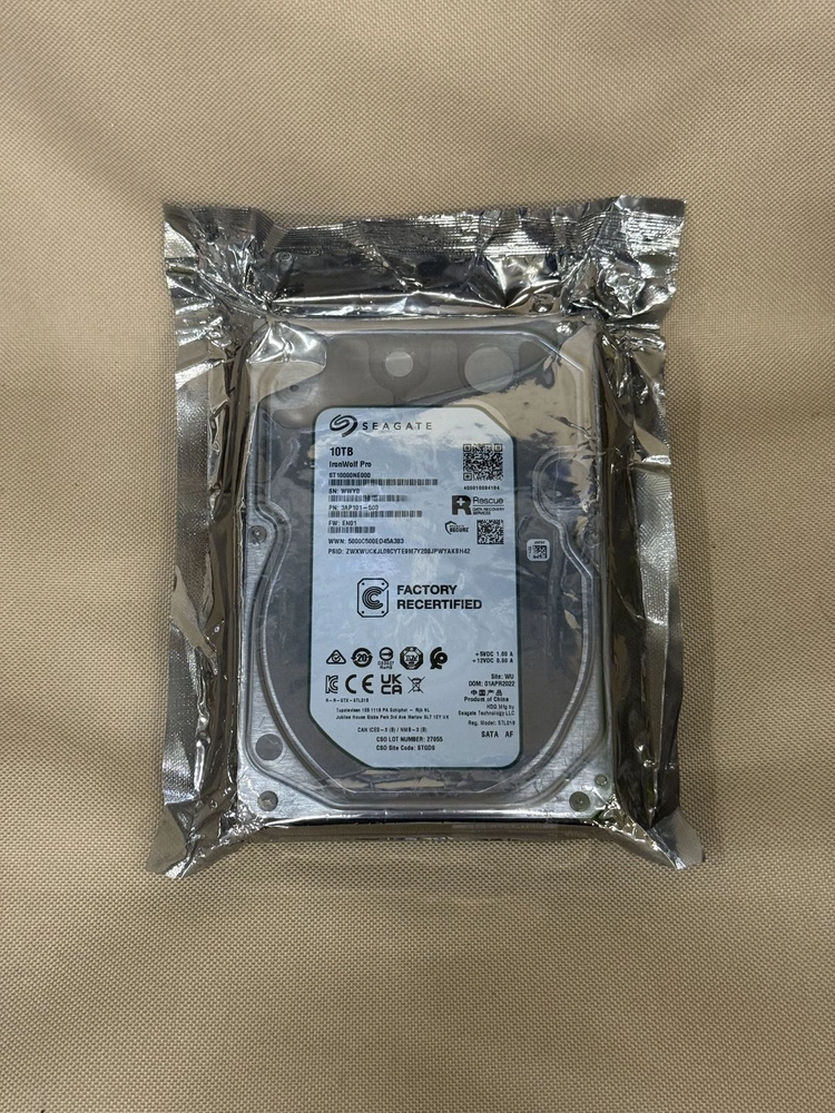 Seagate IronWolf Pro 10TB NAS HDD 하드디스크 미개봉 - 안심되는 중고거래