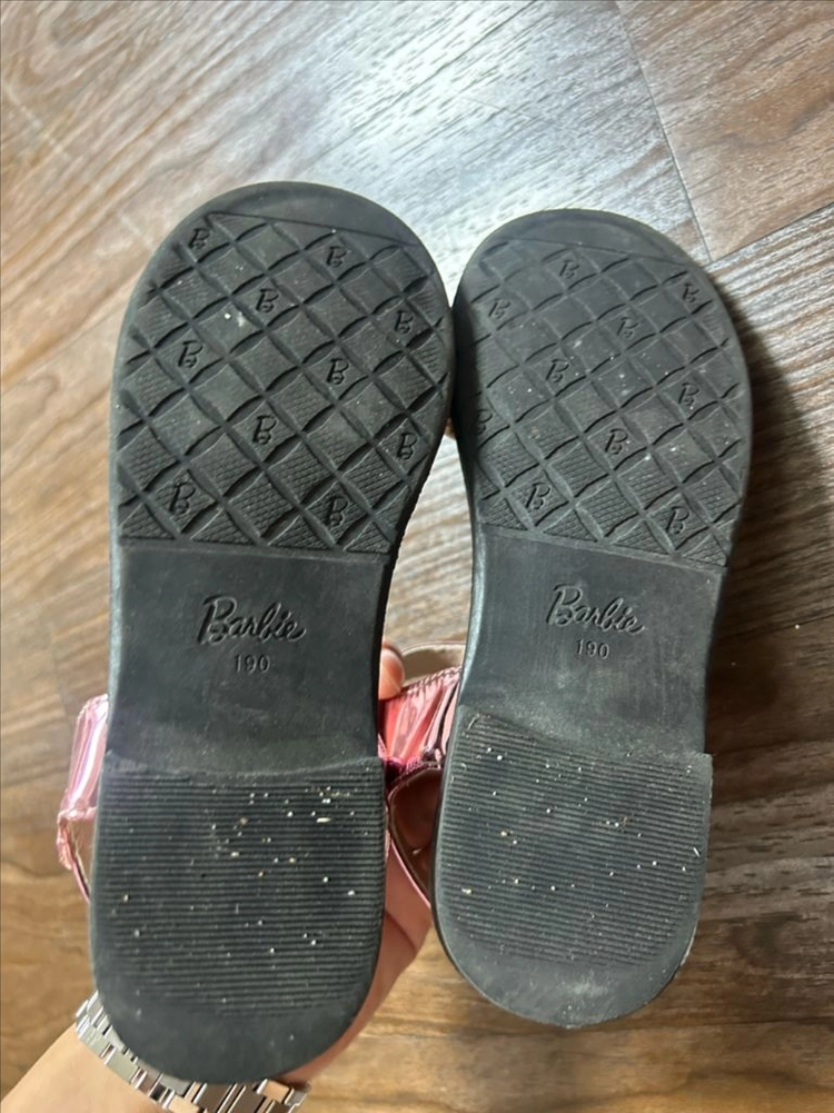 여아 스팽글 샌들 190 이미지