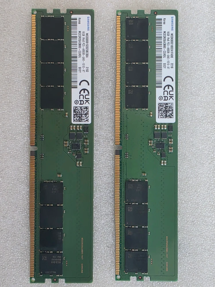 DDR5 4800 16GB 메모리 2개 세트 이미지
