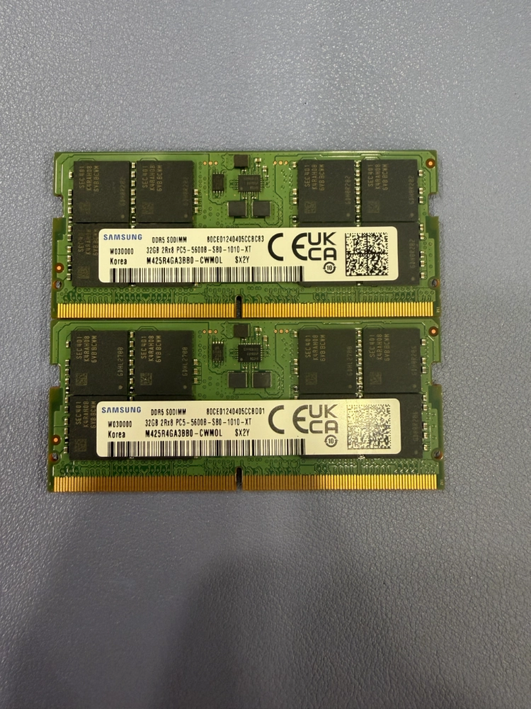 삼성전자 DDR5 5600 노트북 램 32GB 판매합니다. 이미지