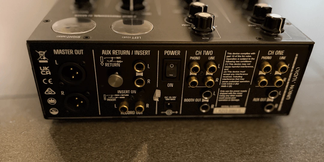 # [미사용급/희귀] MasterSounds Two Valve MK2 아날로그 밸브 DJ 믹서 **MasterSo 이미지