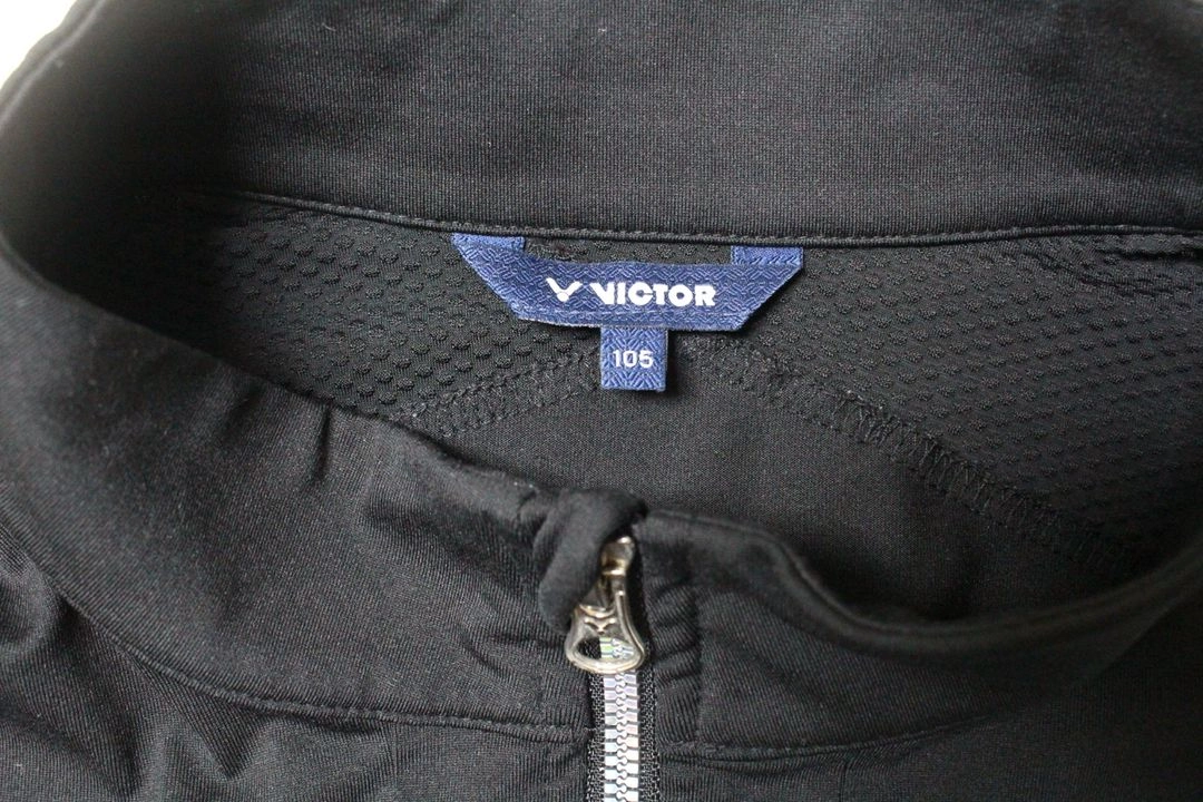 빅터 VICTOR 배드민턴 풀집업 자켓 블랙 105사이즈 이미지