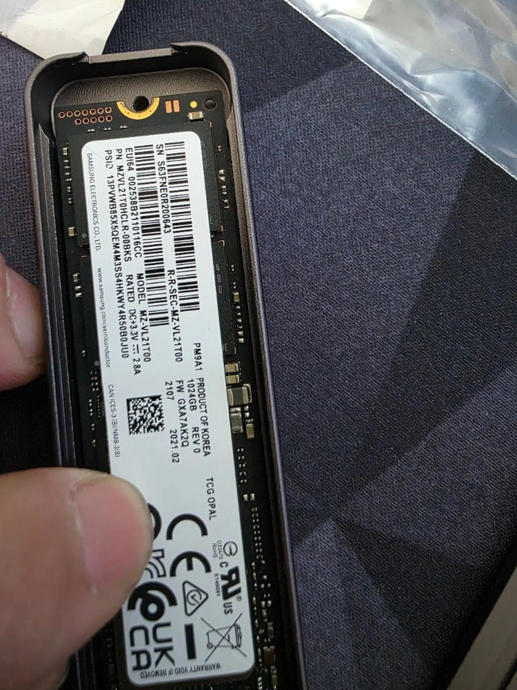 삼성 PM9A1 1TB 이미지