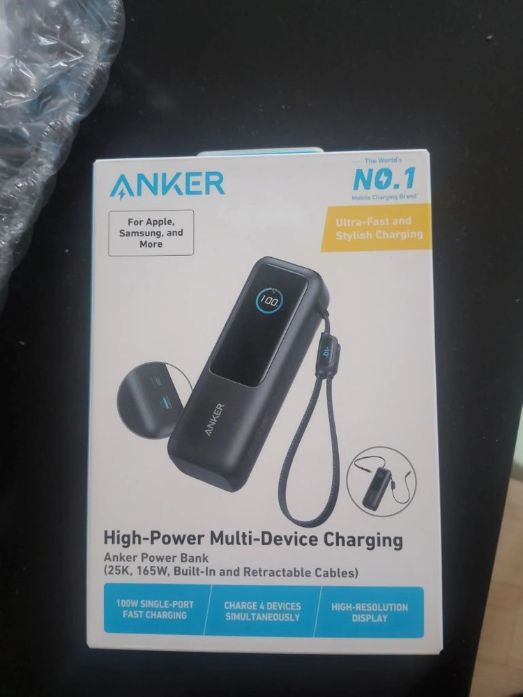가격인하)미개봉 새상품)앤커 랩탑 파워뱅크 25000mAh 165W 고속충전 보조배터리 - 안심되는 중고거래