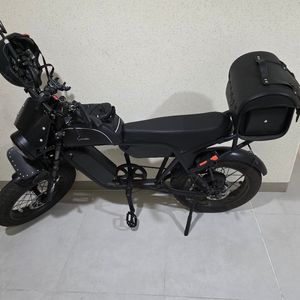 전기자전거 자토바이 퀄리 엑스트론 936km 블랙 48v15ah lg배터리2개 이미지