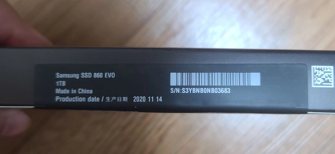 삼성 SSD 860 EVO 1TB 미개봉 이미지