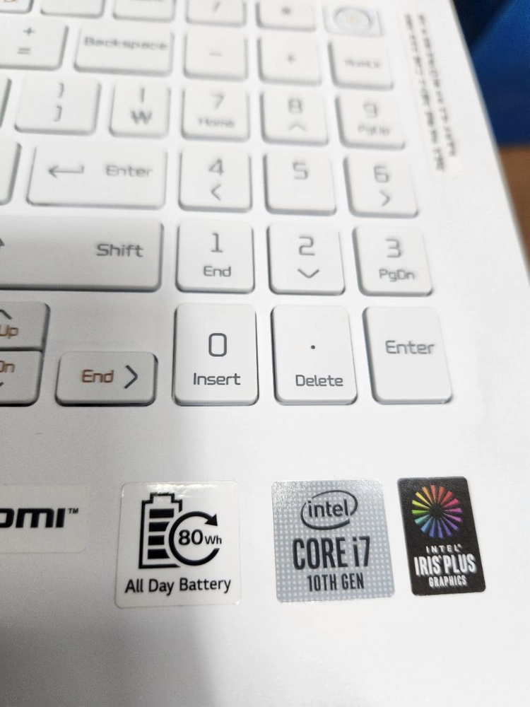 LG 그램 15인치 i7 10세대 램8기가 256기가 이미지