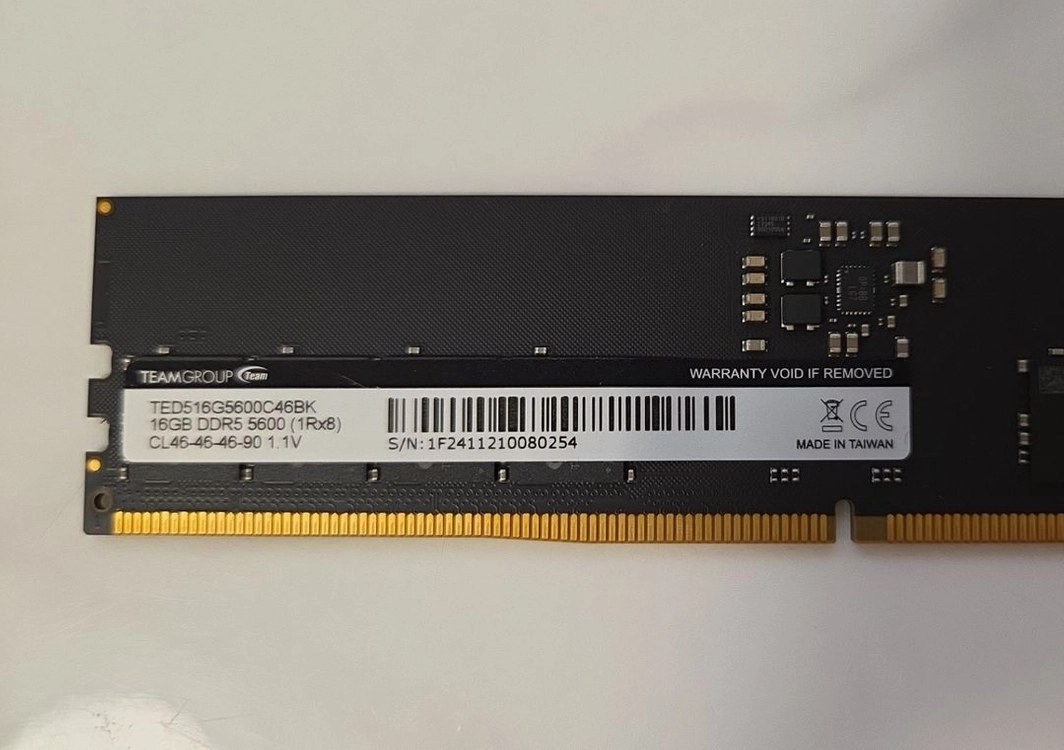 팀그룹 DDR5 16G 5600 CL46 이미지