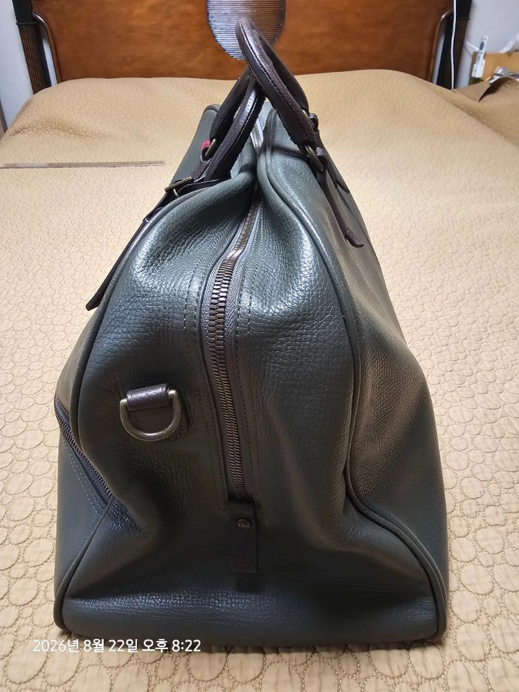 tumi 천연가죽 더플백 판매 이미지