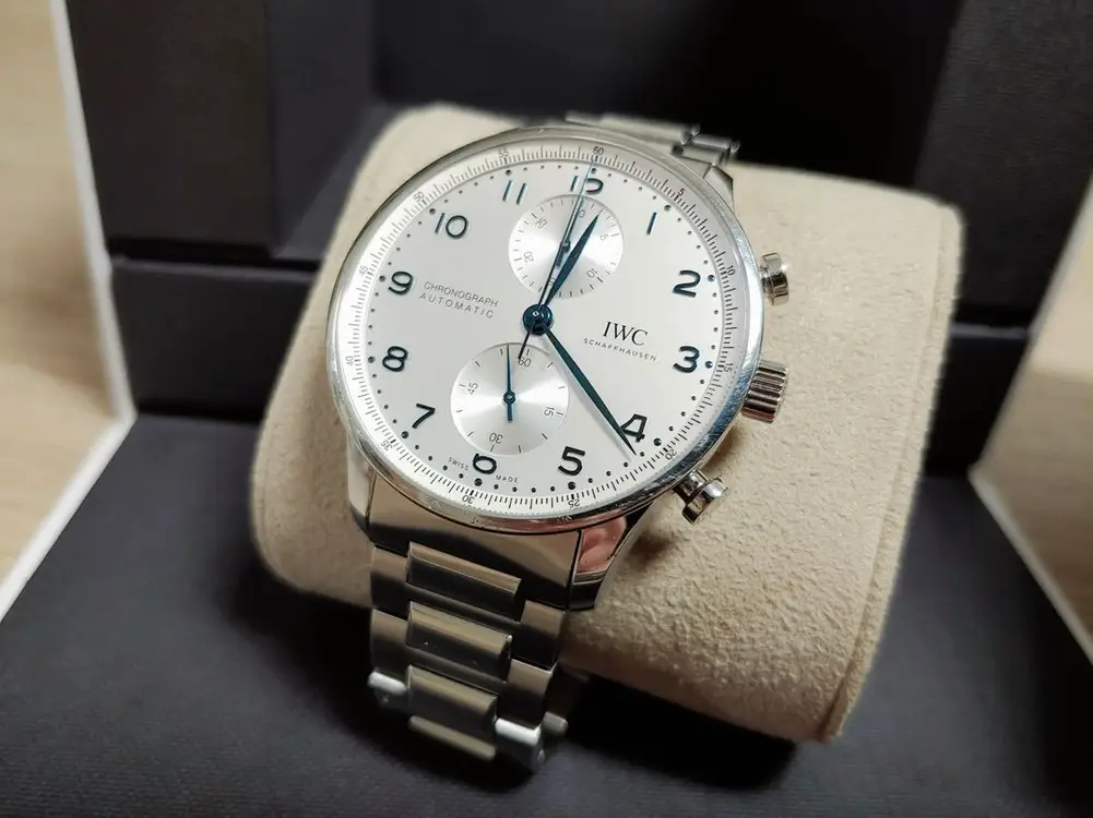 IWC 포르투기저 크로노 블루핸즈 신형 3716 17 371617 이미지