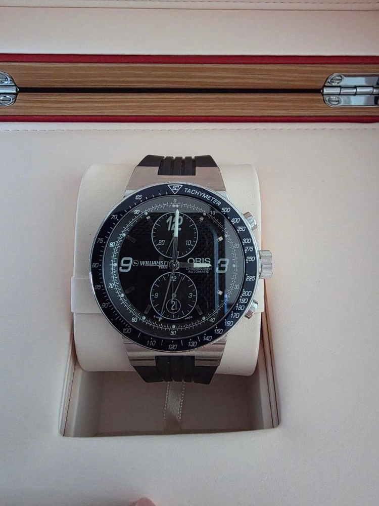 (최저가)오리스 윌리엄스 F1 팀 크로노그래프(Oris Williams F1 Team Chronograph) - 안심되는 중고거래