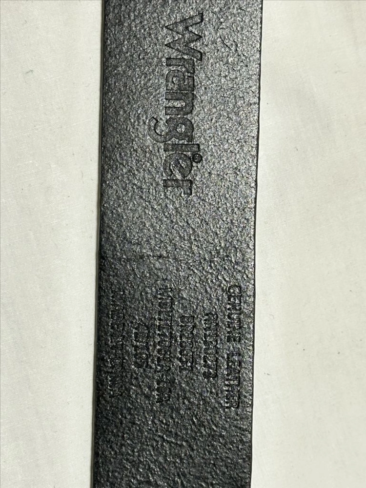 Wrangler 남성 통가죽 벨트 블랙 42/105 이미지