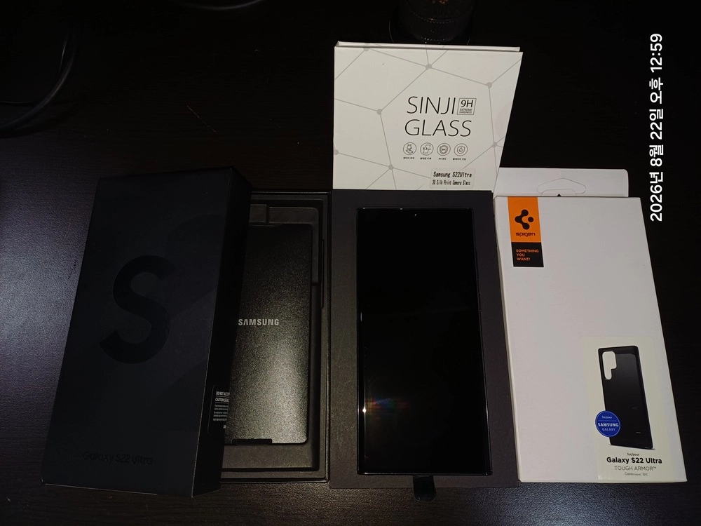 삼성 갤럭시 S22 울트라 galaxy s22 ultra 블랙 A급 S급 256G 이미지