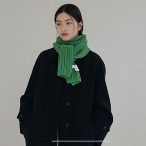 PECES페세스_ 캐시미어 블렌디드 머플러(그린,그레이) 이미지