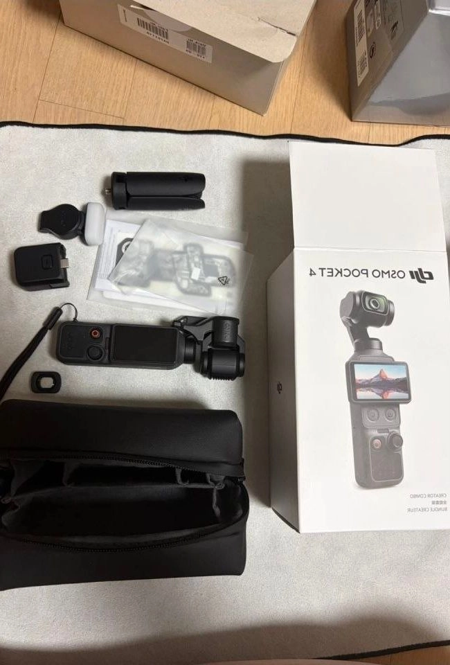 DJI 오즈모 포켓4 크리에이터 콤보 케어가입o - 안심되는 중고거래