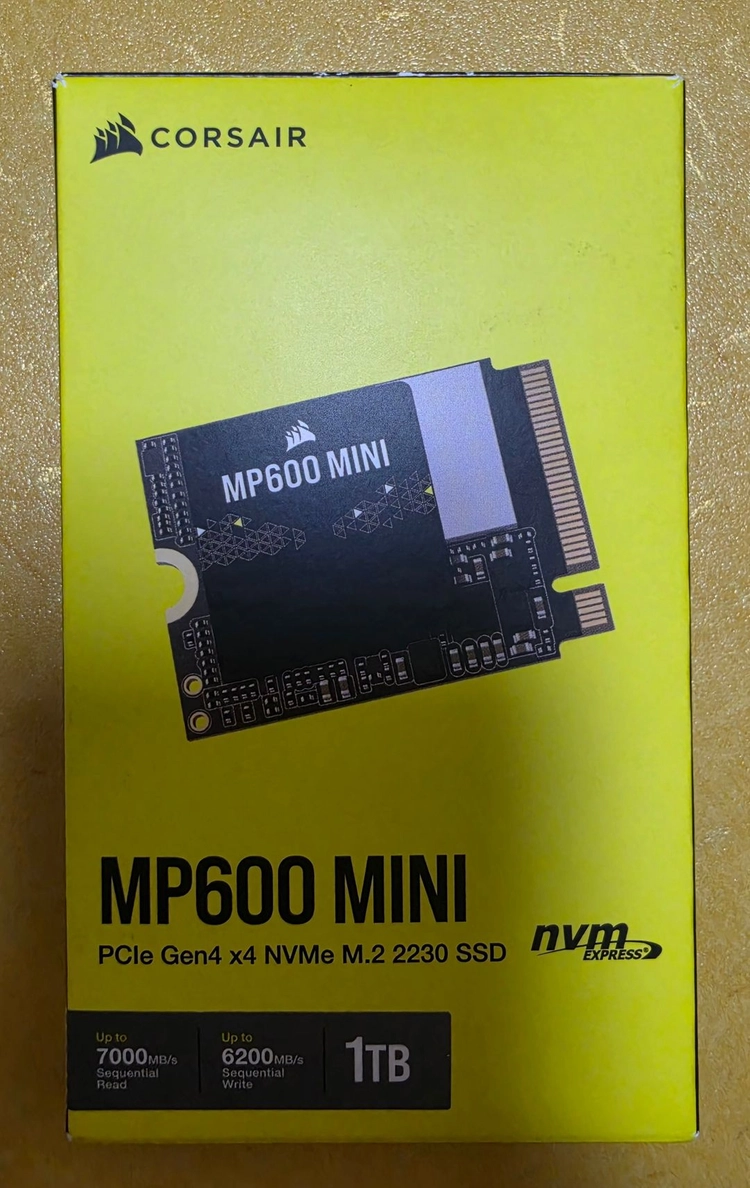 커세어 MP600 MINI 1TB M.2 2230 NVMe PCIe 4.0 SSD 정품 풀박스 / 상태 100% 이미지