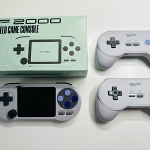 Data Frog SF2000 + 컨트롤러 2개 세트 16GB 레트로 게임기 3번 세트 판매 (아야네오, 앤버닉) 이미지