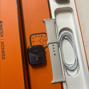 애플워치7에르메스 45mm 누아 SSS급 이미지