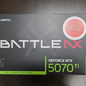 [풀박스] COLORFUL 지포스 RTX 5070 Ti Battle AX 16GB 이미지