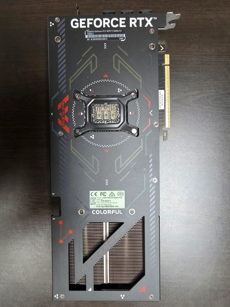 [풀박스] COLORFUL 지포스 RTX 5070 Ti Battle AX 16GB 이미지