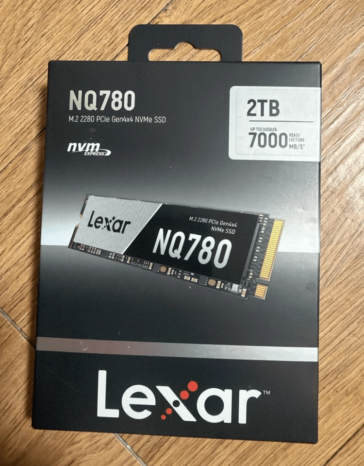 Lexar NQ780 M.2 NVMe SSD 2TB 미개봉 새제품 이미지