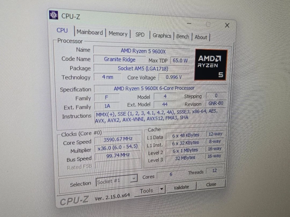 라이젠 9600x b650m ddr5 32gb 5060ti 1tb 팔아요 5060 ti d5 32g 이미지