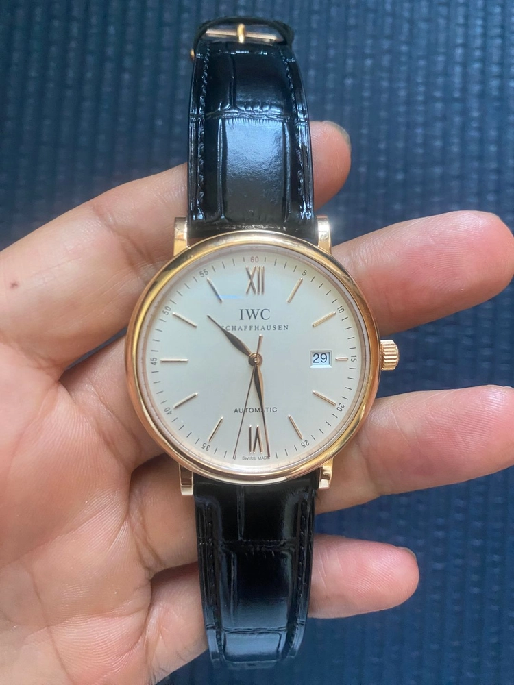 iwc 포르토피노 로즈골드 금통 iwc 356504 풀셋 판매 교환가능 이미지
