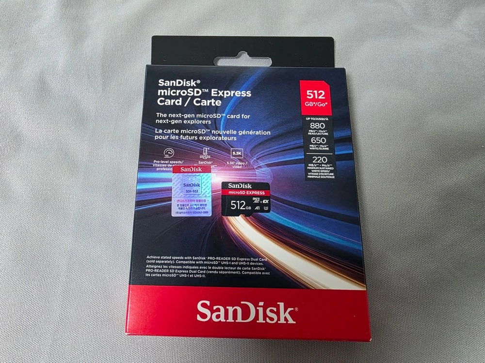 샌디스크 마이크로SD Express 카드 512GB 이미지