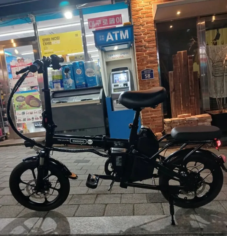전동자전거 비아지오m7 A급 48V A급 고용량 급처 팜 이미지