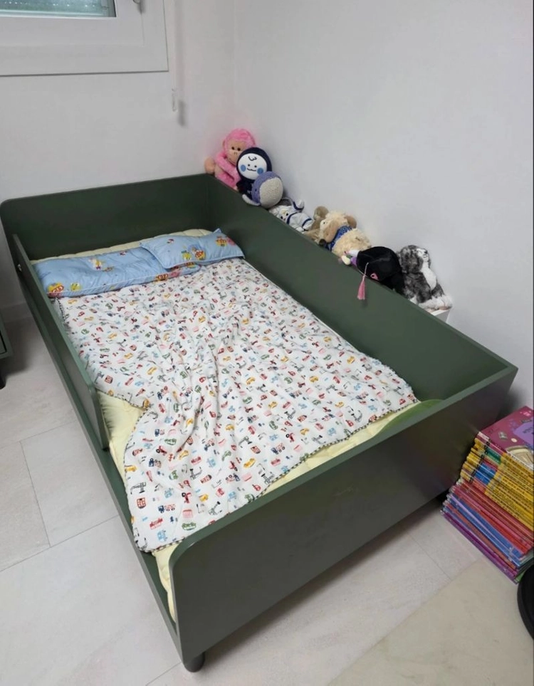비아인키노 위키노 베이 베드 그린 아동 침대 이미지