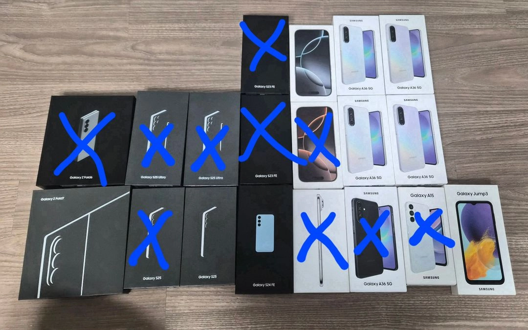 갤럭시 폴드7, S25, S24FE,아이폰16 프로, A36,점프3 빈 박스 - 안심되는 중고거래