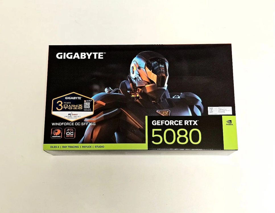 기가바이트 RTX 5080 미개봉 그래픽카드 - 안심되는 중고거래