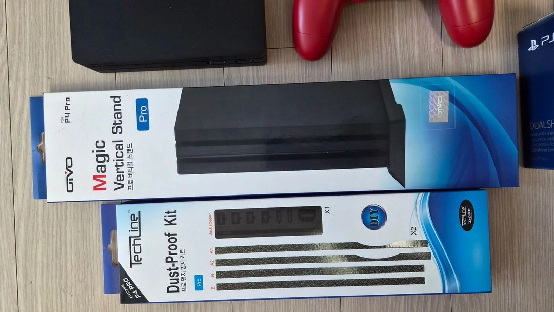 PS4 PRO 1TB 스파이더맨 리미티드 에디션 + PS VR 풀세트 풀박 일괄 이미지