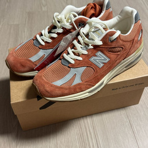 (새상품) 뉴발란스 991v2 오렌지 사이즈 260 이미지