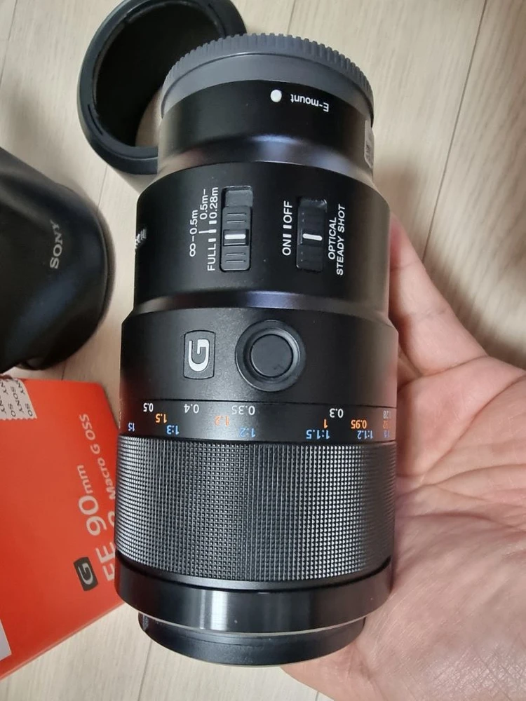 소니 FE 90mm F2.8 Macro G OSS 소니 FE 마운트, 마크로 접사 렌즈 SEL90M28G 이미지