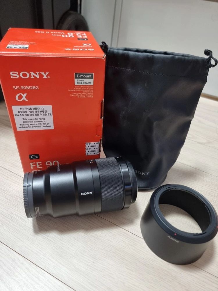 소니 FE 90mm F2.8 Macro G OSS 소니 FE 마운트, 마크로 접사 렌즈 SEL90M28G 이미지