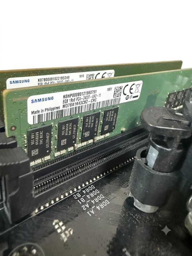 i5-8500, Z370M Pro4 메인보드 + 삼성 DDR4 16GB RAM 이미지