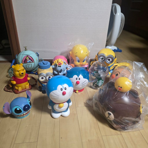각종캐릭터 팝콘통과 피규어 컬렉션 세트 이미지