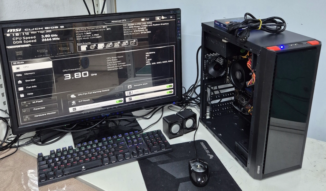 라이젠 2400G,3400G,4600G,5600G 본체 판매 사무용/학원/주식/보험 이미지