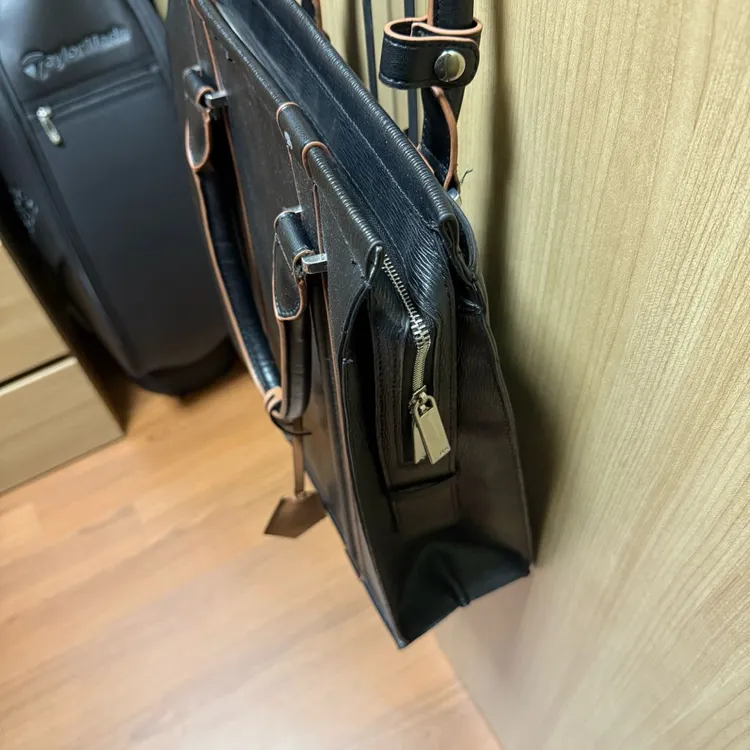 자라(ZARA) PU 검정 레더 가죽 토트백 (백팩겸용) 이미지